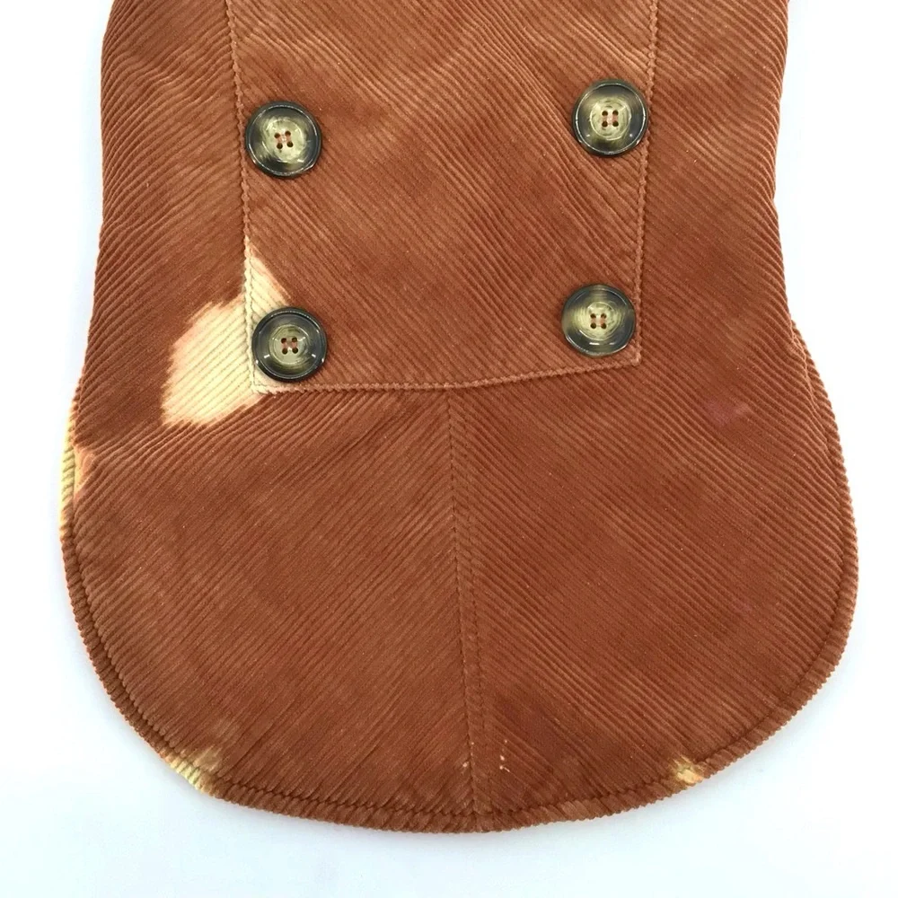 Woolrich Corduroy Dog Sweater Jacket Vest Size Large
